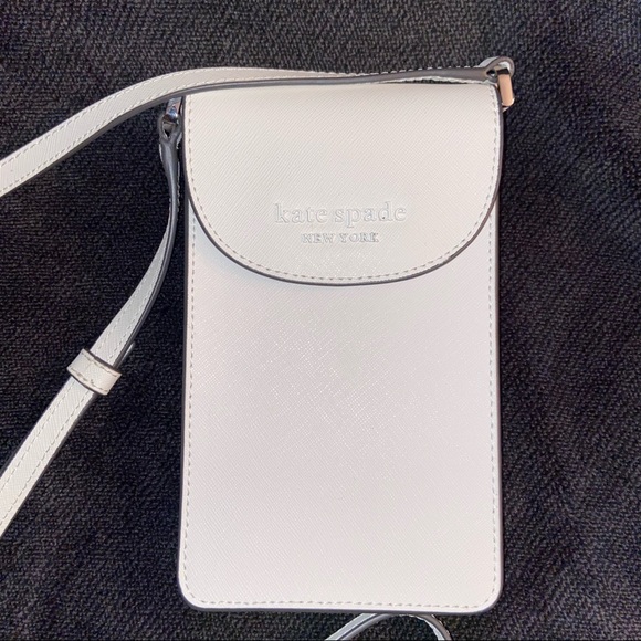 Kate Spade Cameron White Phone Crossbody